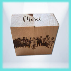 Puzzle Cubique « Merci aux profs » (4) cubes